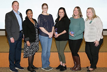 Stories of Excellence recipients Alicia Field, Toni Harris and Andrea Slater