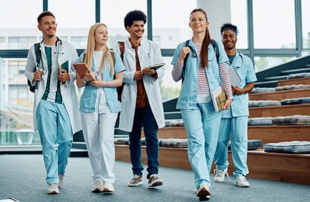 Group of medical students