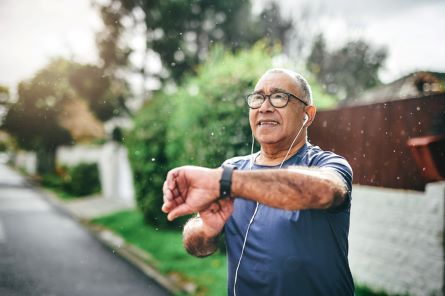 Man out for a run