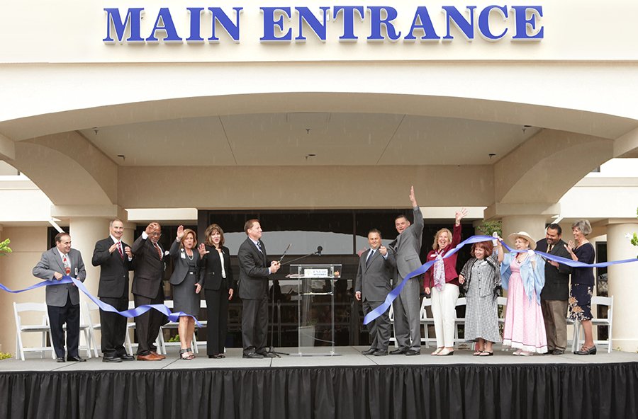 Ribbon cutting of the Magnolia Tower